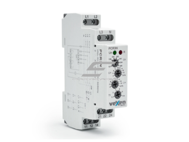 Modulinė fazių kontrolės sekos | įtampos valdymo relė | 3F | 10A | 230VAC | mechaninė | DIN | VEXEN | PCR3 Modulinė fazių kontrolės sekos | įtampos valdymo relė | 3F | 10A | 230VAC | mechaninė | DIN | VEXEN | PCR3