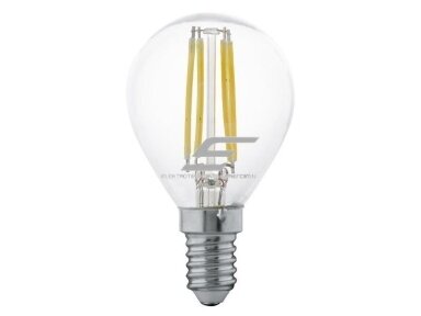 Filament lemputė E14 | 4W | 3000K | 470lm | G45