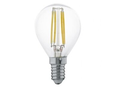 Filament lemputė E14 | 4W | 3000K | 470lm | G45