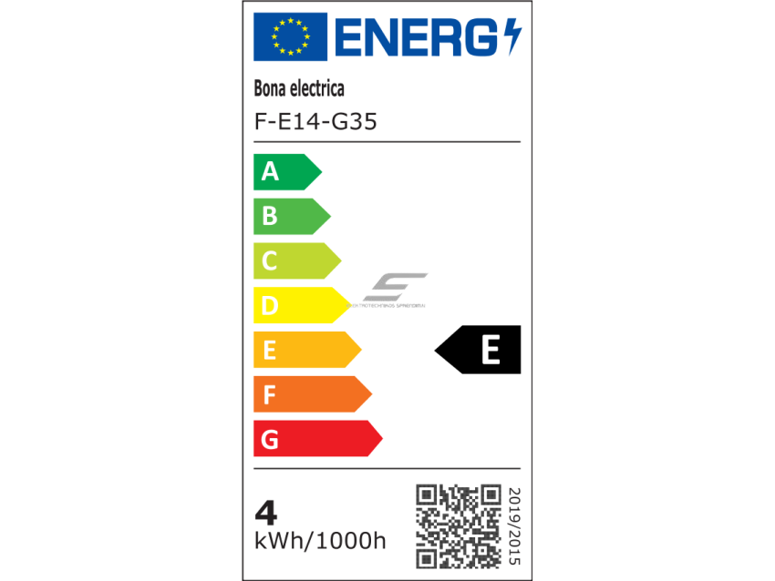 Filament lemputė E14 | 4W | 3000K | 470lm | G45 1