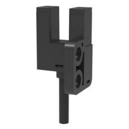 Fotoelektriskais sensors | Pārtraukta staru tipa | U veida | 5mm | 21,3x13,7x6mm | 5–24VDC | NO/NC | NPN | 5cm kabelis + 4 kontaktu savienotājs | PBT | Infrasarkanā LED staru | IP64 1