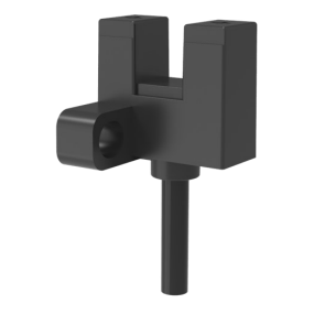 Photoelectric sensor | Through-beam type | U-shaped | 5mm | 13,4x12,5x11,7mm | 5–24VDC | NO/NC | NPN | 1m cable | PP | Infrared LED beam | IP65