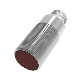 Czujnik fotoelektryczny z tłumieniem tła | 100 mm | M18 | 10-30VDC | NO/NC | NPN | M12 | obudowa niklowo-miedziana | czerwony promień światła | IP67