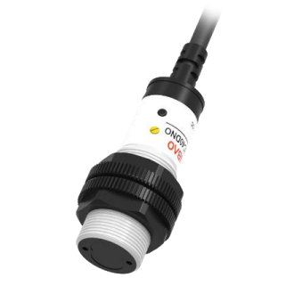 Fotoelektriskais difūzais sensors | 400mm | M18 | 10-30VDC | NO+NC | PNP | 2m kabelis | PBT | IP67