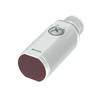 Fotoelektriline andur | polariseeritud | läbipaistvate objektide tuvastamiseks | 2000mm | M18 | 10-30VDC | NO/NC | PNP | M12 | ABS | punase valguse kiir | IP67