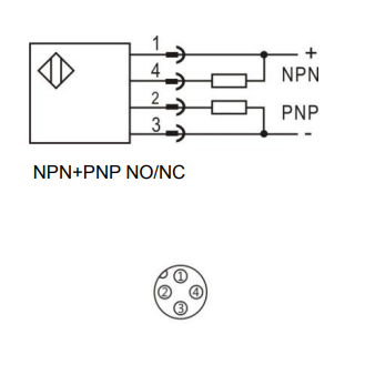 Photoelectric sensor | polarized | for transparent object detection | 5000mm | 50x50x18mm | 10-30VDC | NO/NC | NPN+PNP | M12 | ABS | red LED beam | IP67 2 Photoelectric sensor | polarized | for transparent object detection | 5000mm | 50x50x18mm | 10-30VDC | NO/NC | NPN+PNP | M12 | ABS | red LED beam | IP67 2