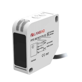 Photoelectric sensor | Through-beam type | Transmitter + receiver | 60m | 50x50x18mm | 24-240VAC/DC | 2m cable | ABS | infrared LED | IP67 Photoelectric sensor | Through-beam type | Transmitter + receiver | 60m | 50x50x18mm | 24-240VAC/DC | 2m cable | ABS | infrared LED | IP67