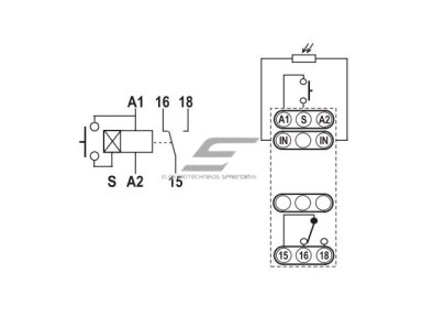 Modulinė foto relė su jutikliu | 16A | 230VAC | 1-50000Lux | IP40 | Eti | SOU-1 | 002470011