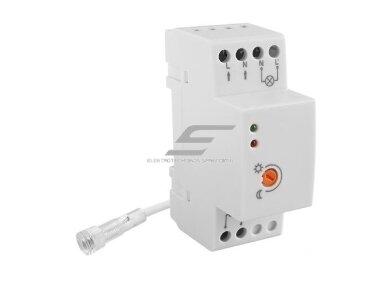 Modulinė foto relė | sutemų relė | 230V | 2-100Lux | IP65 | DIN | GTV | CZ-1 | 5901867108920 Modulinė foto relė | sutemų relė | 230V | 2-100Lux | IP65 | DIN | GTV | CZ-1 | 5901867108920