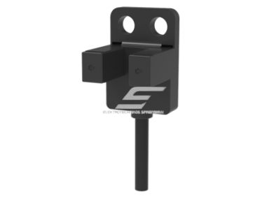 Fotoelektrinis jutiklis | nutraukiamo spindulio | U formos | šakutės tipo | 5mm | 20,6x14,6x13,4mm | 5-24VDC | NO/NC | NPN | 5cm kabelis + 4 kontaktų jungtis | PBT | infraraudonųjų LED spindulių | IP64