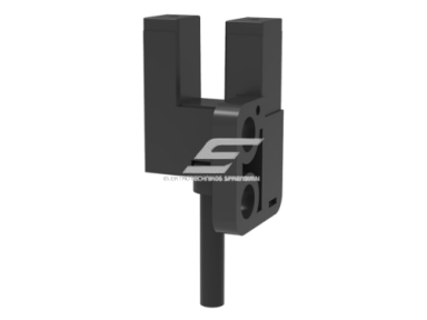 Fotoelektrinis jutiklis | nutraukiamo spindulio | U formos | šakutės tipo | 5mm | 21,3x13,7x6mm | 5-24VDC | NO/NC | NPN | 5cm kabelis + 4 kontaktų jungtis | PBT | infraraudonųjų LED spindulių | IP64