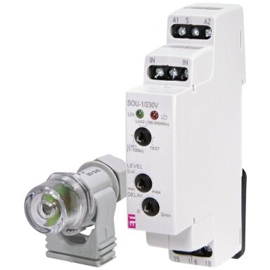Foto relejs ar sensoru | 16A | 230VAC | 1-50000Lux | IP40 | Eti SOU-1 002470011