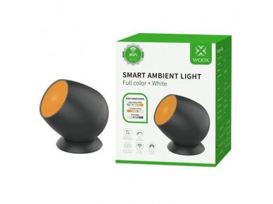 Išmanus foninis LED šviestuvas | 2,2W | USB-C 5V | 3000-6500K | 210lm | RGB+CCT | su 1m kabeliu | IP20 | Wi-Fi | TUYA | Smart Life | WOOX | R5145 | 8435606715010 2 Išmanus foninis LED šviestuvas | 2,2W | USB-C 5V | 3000-6500K | 210lm | RGB+CCT | su 1m kabeliu | IP20 | Wi-Fi | TUYA | Smart Life | WOOX | R5145 | 8435606715010 2