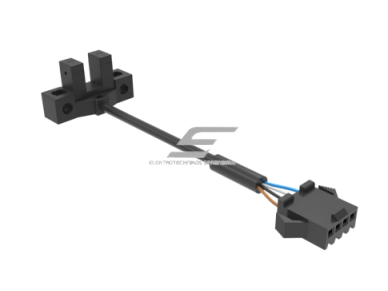 Fotoelektrinis jutiklis | nutraukiamo spindulio | U formos | šakutės tipo | 5mm | 13,4x12,6mm | 5-24VDC | NO/NC | PNP | 5cm kabelis + 4 kontaktų jungtis | PBT | infraraudonųjų LED spindulių | IP64 Fotoelektrinis jutiklis | nutraukiamo spindulio | U formos | šakutės tipo | 5mm | 13,4x12,6mm | 5-24VDC | NO/NC | PNP | 5cm kabelis + 4 kontaktų jungtis | PBT | infraraudonųjų LED spindulių | IP64