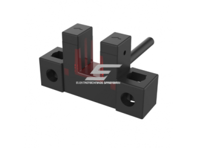 Fotoelektrinis jutiklis | nutraukiamo spindulio | U formos | šakutės tipo | 5mm | 13,4x12,6mm | 5-24VDC | NO/NC | PNP | 5cm kabelis + 4 kontaktų jungtis | PBT | infraraudonųjų LED spindulių | IP64 2