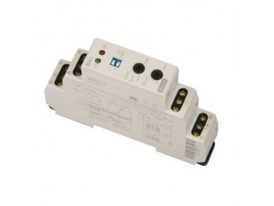 Modulinė foto relė | prieblandos jungiklis su išoriniu jutikliu | 16 A | 12–240 V AC/DC | 1–50 000 lx | 1CO | DIN | GanzKK | SOU-1/UNI 1