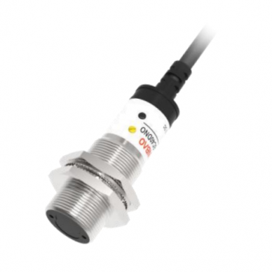 Photoelectric retro-reflective sensor | 3000mm | M18 | 10-30VDC | NO+NC | PNP | 2m cable | nickel-copper housing | infrared LED beam | IP67