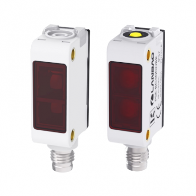 Fotoelektriskais sensors | Pārtraukta stara tips | Raidītājs + uztvērējs | 10m | 32,5x20x12mm | 10-30VDC | NO/NC | NPN | M8 | ABS | Sarkanās gaismas stars | IP67