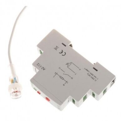 Modular photo relay | twilight switch with external sensor | 16 A | 230 V AC | 2–1000 lx | 1NO | IP65 sensor | DIN | F&F | AZ-112 2 Modular photo relay | twilight switch with external sensor | 16 A | 230 V AC | 2–1000 lx | 1NO | IP65 sensor | DIN | F&F | AZ-112 2