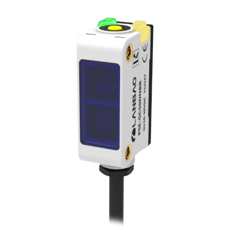 Fotoelektriskais sensors | polarizēts | caurspīdīgu objektu noteikšanai | 500mm | 32,5x20x12mm | 10-30VDC | NO/NC | NPN | 2m kabelis | ABS | zilas gaismas stars | IP67 Fotoelektriskais sensors | polarizēts | caurspīdīgu objektu noteikšanai | 500mm | 32,5x20x12mm | 10-30VDC | NO/NC | NPN | 2m kabelis | ABS | zilas gaismas stars | IP67