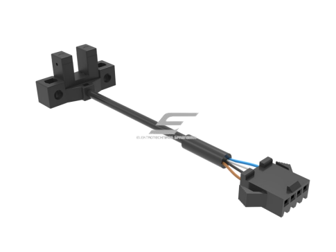 Fotoelektrinis jutiklis | nutraukiamo spindulio | U formos | šakutės tipo | 5mm | 13,4x12,6mm | 5-24VDC | NO/NC | PNP | 5cm kabelis + 4 kontaktų jungtis | PBT | infraraudonųjų LED spindulių | IP64 Fotoelektrinis jutiklis | nutraukiamo spindulio | U formos | šakutės tipo | 5mm | 13,4x12,6mm | 5-24VDC | NO/NC | PNP | 5cm kabelis + 4 kontaktų jungtis | PBT | infraraudonųjų LED spindulių | IP64