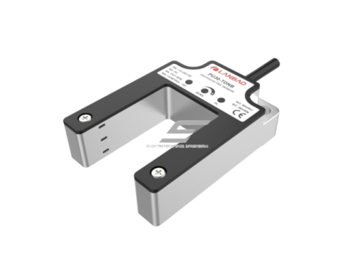 Fotoelektrinis jutiklis | nutraukiamo spindulio | U formos | šakutės tipo | 30mm | 72x52x16mm | 10-30VDC | NO/NC | NPN | 2m kabelis | aliuminio korpusas | infraraudonųjų LED spindulių | IP60