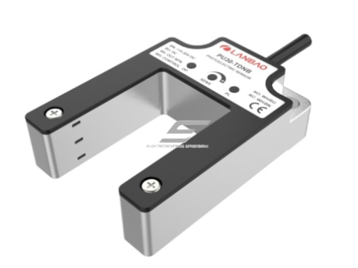 Fotoelektrinis jutiklis | nutraukiamo spindulio | U formos | šakutės tipo | 30mm | 72x52x16mm | 10-30VDC | NO/NC | PNP | 2m kabelis | aliuminio korpusas | infraraudonųjų LED spindulių | IP60
