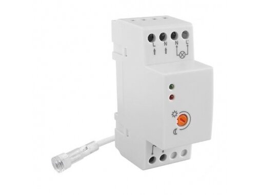 Modulinė foto relė | sutemų relė | 230V | 2-100Lux | IP65 | DIN | GTV | CZ-1 | 5901867108920
