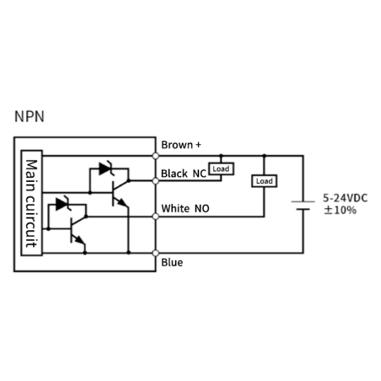 Photoelectric sensor | Through-beam type | U-shaped | 5mm | 21,3x13,7x13mm | 5–24VDC | NO/NC | NPN | 5cm cable + 4-pin connector | PBT | Infrared LED beam | IP64 4 Photoelectric sensor | Through-beam type | U-shaped | 5mm | 21,3x13,7x13mm | 5–24VDC | NO/NC | NPN | 5cm cable + 4-pin connector | PBT | Infrared LED beam | IP64 4