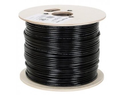FTP Kabelis | CAT5e | 4x2x0,5 | ekranuotas | varinis | viengyslis | atsparus UV | lauko sąlygoms | 1m | juodas 1 FTP Kabelis | CAT5e | 4x2x0,5 | ekranuotas | varinis | viengyslis | atsparus UV | lauko sąlygoms | 1m | juodas 1