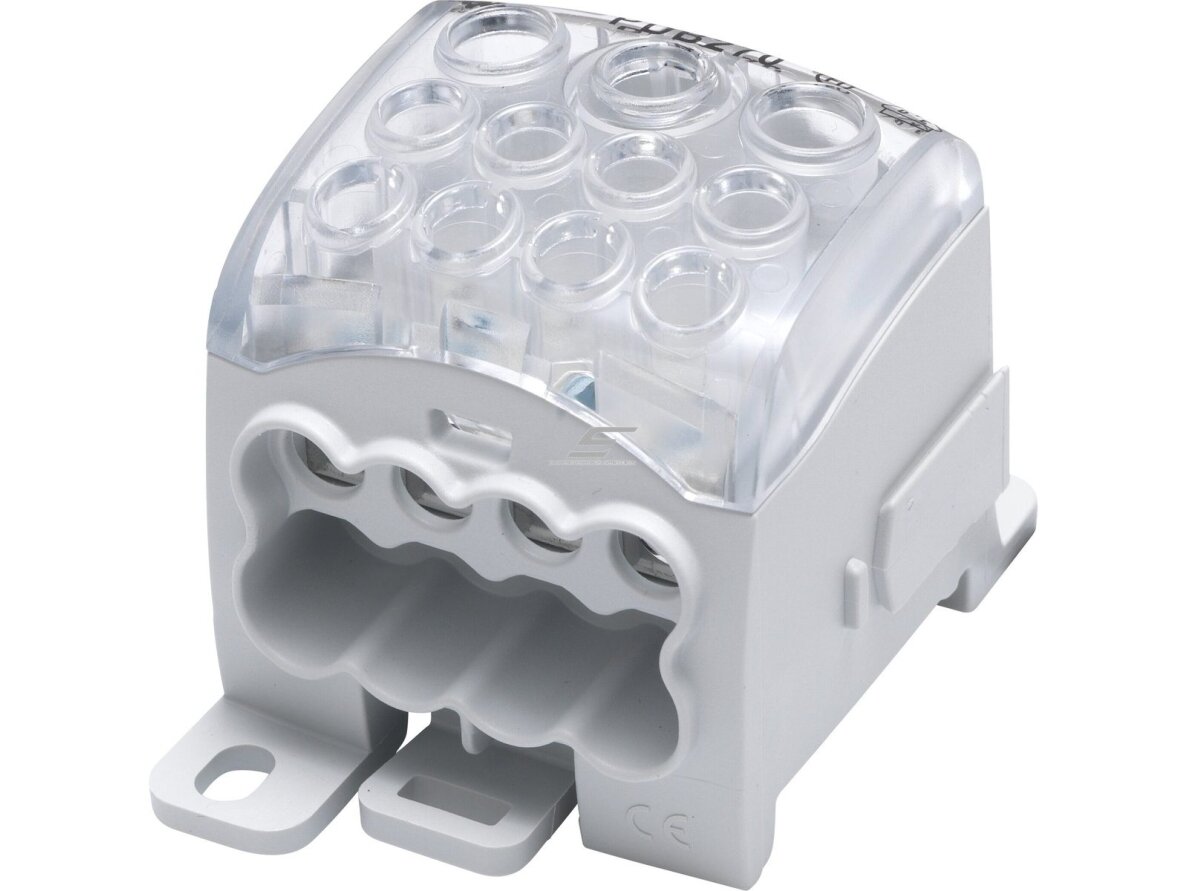 Galios paskirstymo gnybtas | laidų | kabelių pajungimui | 270A | Al/Cu | In: 1x16-95mm² | Out: 2x4-35mm² | 8x2,5-25mm² | ant DIN | PDB270 | 082070-0-3 Galios paskirstymo gnybtas | laidų | kabelių pajungimui | 270A | Al/Cu | In: 1x16-95mm² | Out: 2x4-35mm² | 8x2,5-25mm² | ant DIN | PDB270 | 082070-0-3