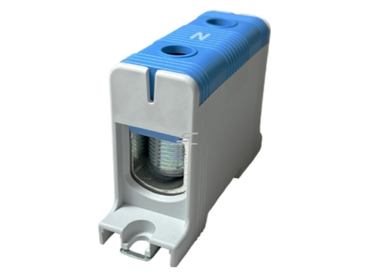 Galios paskirstymo gnybtas | 1P | 320/290 A (Cu/Al) | Cu 35–150 mm² / Al 35–150 mm² | 1000 V AC | DIN 35 / plokštė | mėlynas (N) | Promfactor Baltic | FT1150N