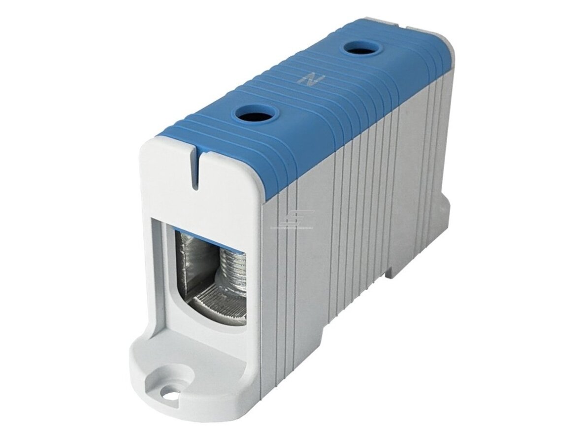 Galios paskirstymo gnybtas | 1P | 425/380 A (Cu/Al) | Cu 35–240 mm² / Al 35–240 mm² | 1000 V AC | montavimo plokštė | mėlynas (N) | Promfactor Baltic | FT1240N