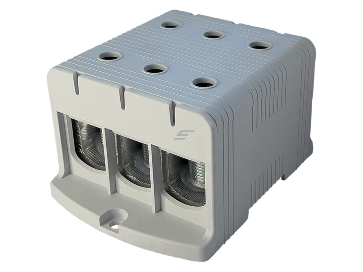 Galios paskirstymo gnybtas | 3P | 425/380 A (Cu/Al) | Cu 35–240 mm² / Al 35–240 mm² | 1000 V AC | montavimo plokštė | pilkas (L) | Promfactor Baltic | FT1240F3