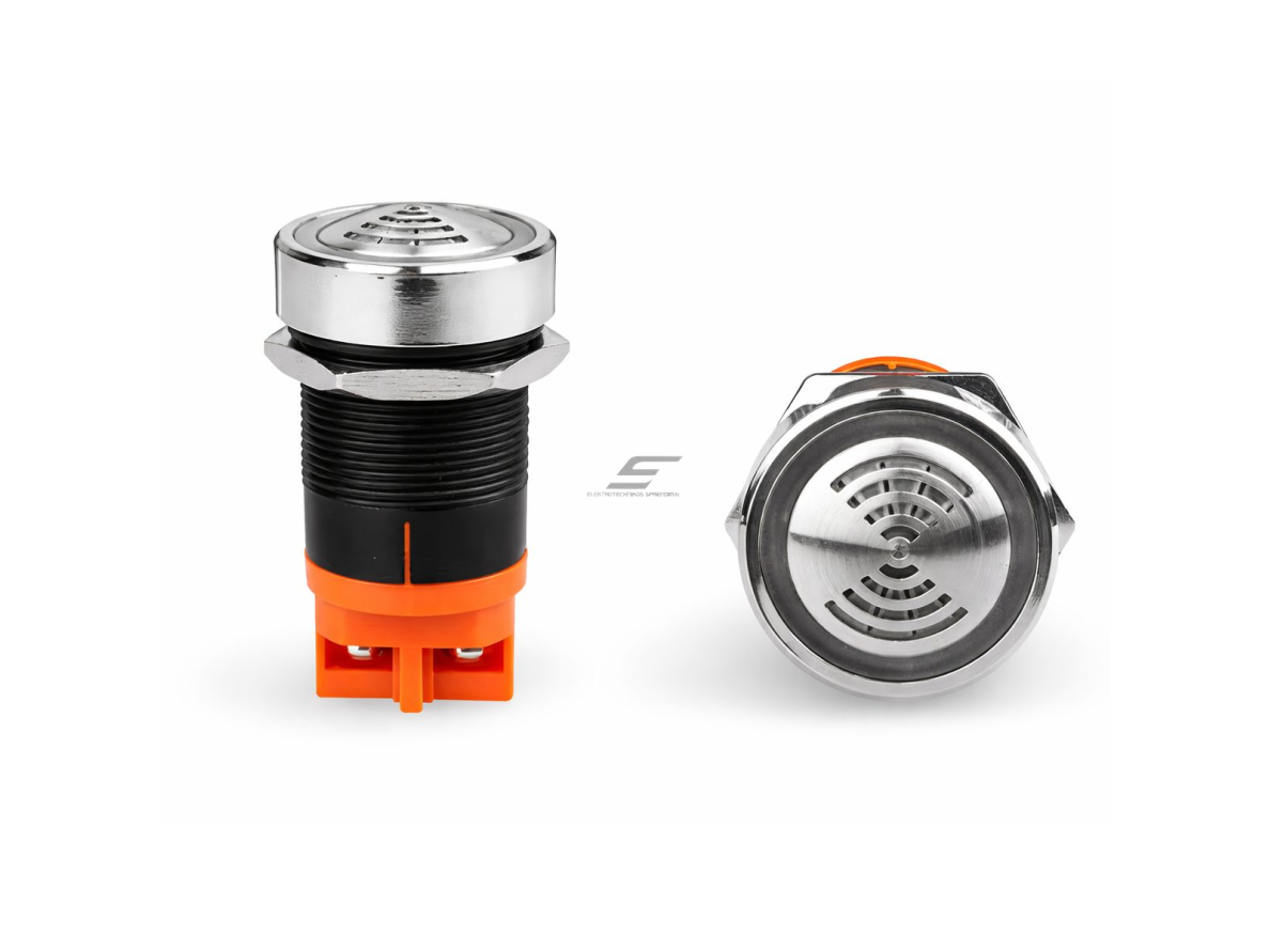 Garsinis-šviesinis indikatorius (buzzer) | 22mm | LED mirksintis signalas | AC 220V | panelinis montavimas | LANBOO 1