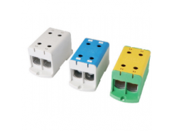 Galios gnybtai 2x35-240mm² kabelių -laidų pajungimui, komunikacijai į paskirstymo skydelį ant DIN bėgelio Galios gnybtai 2x35-240mm² kabelių -laidų pajungimui, komunikacijai į paskirstymo skydelį ant DIN bėgelio