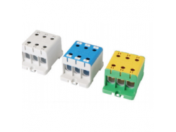 Galios gnybtai 3x16-95mm² kabelių -laidų pajungimui, komunikacijai į paskirstymo skydelį ant DIN bėgelio Galios gnybtai 3x16-95mm² kabelių -laidų pajungimui, komunikacijai į paskirstymo skydelį ant DIN bėgelio