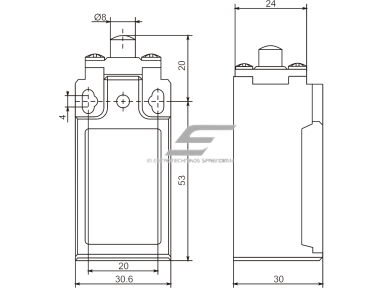 Mechaninis galinės padėties (galinukas) jungiklis su svirtele | 1NO+1NC | IP65 | plastikinis | FLS 15M11Р | Promfactor Baltic | FLS15M11P65 | 4779040159257 Mechaninis galinės padėties (galinukas) jungiklis su svirtele | 1NO+1NC | IP65 | plastikinis | FLS 15M11Р | Promfactor Baltic | FLS15M11P65 | 4779040159257