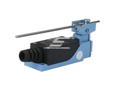 Mechaninis galinės padėties (galinukas) jungiklis su reguliuojama svirtele | 2NO+2NC | 10A | 250VAC | IP66