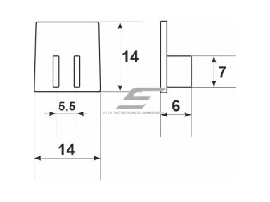 Galinis dangtelis srovėlaidžiui | šynai | 3P | 10mm² | FLF Promfactor Baltic | EC1003 | 4772151000166