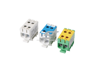 Galios gnybtai 2x2,5-50mm² kabelių -laidų pajungimui, komunikacijai į paskirstymo skydelį ant DIN bėgelio Galios gnybtai 2x2,5-50mm² kabelių -laidų pajungimui, komunikacijai į paskirstymo skydelį ant DIN bėgelio