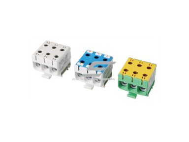 Galios gnybtai 3x2,5-50mm² kabelių -laidų pajungimui, komunikacijai į paskirstymo skydelį ant DIN bėgelio Galios gnybtai 3x2,5-50mm² kabelių -laidų pajungimui, komunikacijai į paskirstymo skydelį ant DIN bėgelio