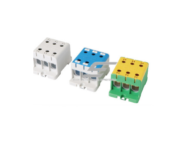 Galios gnybtai 3x16-95mm² kabelių -laidų pajungimui, komunikacijai į paskirstymo skydelį ant DIN bėgelio Galios gnybtai 3x16-95mm² kabelių -laidų pajungimui, komunikacijai į paskirstymo skydelį ant DIN bėgelio