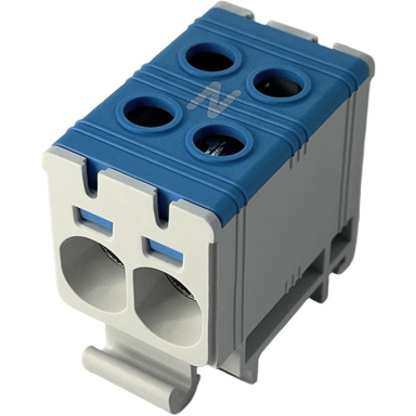 Jõujaotusklemm | 2P | 135/120 A (Cu/Al) | Cu 2,5–35 mm² / Al 2,5–35 mm² | 1000 V AC | DIN 35 | sinine (N) | Promfactor Baltic | FT1035N2 Jõujaotusklemm | 2P | 135/120 A (Cu/Al) | Cu 2,5–35 mm² / Al 2,5–35 mm² | 1000 V AC | DIN 35 | sinine (N) | Promfactor Baltic | FT1035N2