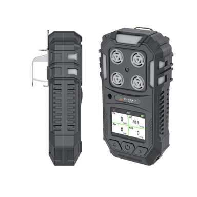 Portable 4-gas detector | CO / combustible gases / H₂S / O₂ | IP65 | triple alarm | PC + TPU housing | LED display | ATEX certified Portable 4-gas detector | CO / combustible gases / H₂S / O₂ | IP65 | triple alarm | PC + TPU housing | LED display | ATEX certified