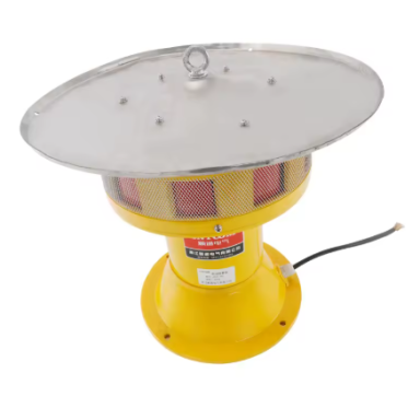 Electric signal siren (mechanical) | up to 120 dB | 220 V AC | aluminum housing | for outdoor use | yellow Electric signal siren (mechanical) | up to 120 dB | 220 V AC | aluminum housing | for outdoor use | yellow