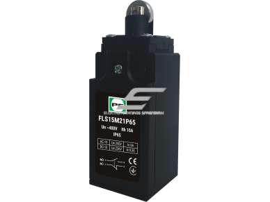 Mechaninis galinės padėties (galinukas) jungiklis su ratuku | 1NO+1NC | IP65 | plastikinis | FLS 15M21Р | Promfactor Baltic | FLS15M21P65 | 4779040159264 Mechaninis galinės padėties (galinukas) jungiklis su ratuku | 1NO+1NC | IP65 | plastikinis | FLS 15M21Р | Promfactor Baltic | FLS15M21P65 | 4779040159264