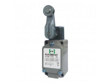 Mechaninis galinės padėties (galinukas) jungiklis su ratuku | 1NO+1NC | IP67 | metalinis | FLS 15M31 | Promfactor Baltic | FLS15M3167 | 4779040159349 Mechaninis galinės padėties (galinukas) jungiklis su ratuku | 1NO+1NC | IP67 | metalinis | FLS 15M31 | Promfactor Baltic | FLS15M3167 | 4779040159349