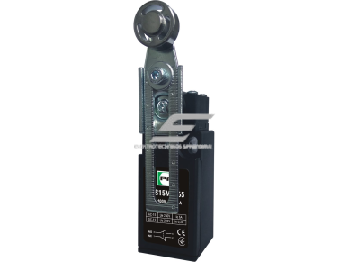 Mechaninis galinės padėties (galinukas) jungiklis su ratuku | 1NO+1NC | IP65 | plastikinis | FLS 15M33Р | Promfactor Baltic | FLS15M33P65 | 4779040158984