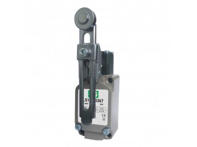 Mechaninis galinės padėties (galinukas) jungiklis su ratuku | 1NO+1NC | IP67 | metalinis | FLS 15M33 | Promfactor Baltic | FLS15M3367 | 4779040159356 Mechaninis galinės padėties (galinukas) jungiklis su ratuku | 1NO+1NC | IP67 | metalinis | FLS 15M33 | Promfactor Baltic | FLS15M3367 | 4779040159356
